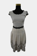 Marc Jacobs Off-White Lace Trim Dress