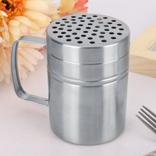 Stainless Steel Condiment Jar Durable Spice Storage For Kitchen Use NI
