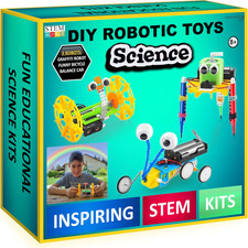 Science Robotics Kit STEM Toys for Boys, DIY Educational Arts and Crafts for Kid
