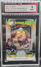 21-22 SPx Quinton Byfield Shadow Box Rookies 🚨🚨🚨 KSA 9 Mint