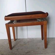 Ancienne Banquette de Piano Clavier Numerique Siege Tabouret Banc Reglable 