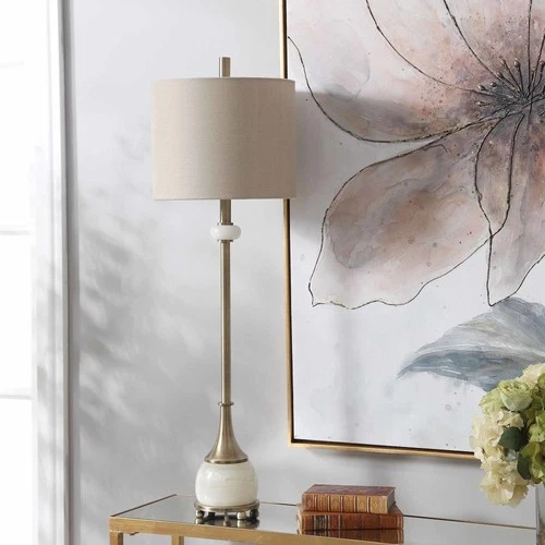 Uttermost 29687-1 Natania 36" Tall Buffet Table Lamp - Plated Antique Brass / - Picture 8 of 8