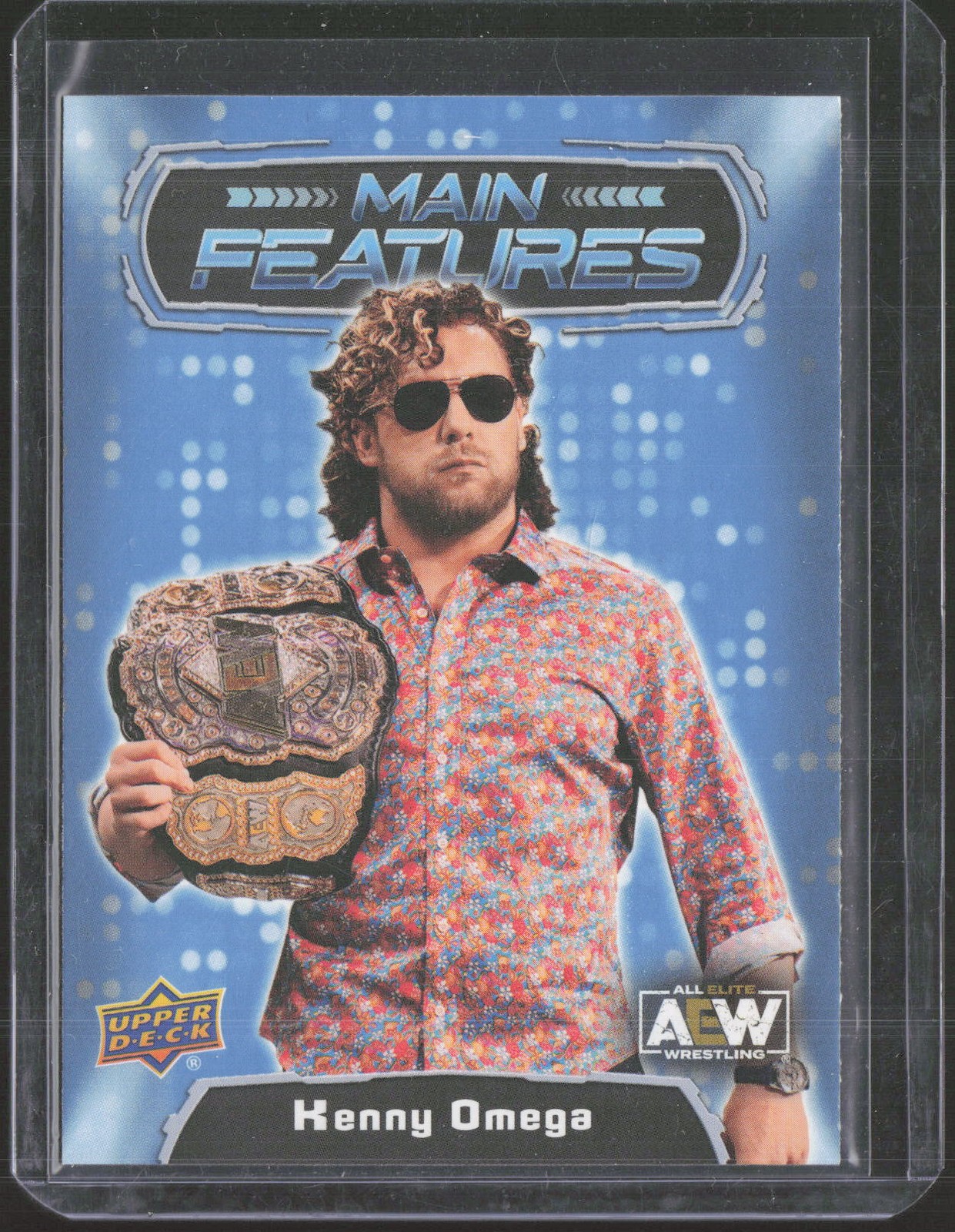 Kenny Omega #MF-1 Wrestling Cards 2022 Upper Deck AEW Main Features trading card — raw and PSA graded price guide