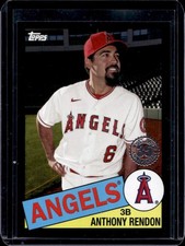 2020 Topps Anthony Rendon 1985 35th Anniversary Black #/299 Angels