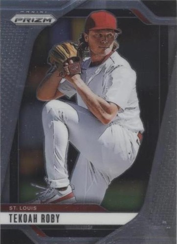 2025 Panini Select Baseball Tekoah Roby Auto SS-TR Prizm Cardinals