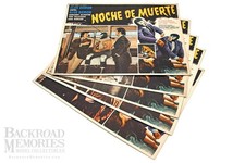 Lote 1 de Tarjetas de Lobby De Colección ('75) Blue Demon "Noche de Muerte" 16x12 (5), por EA (MX)