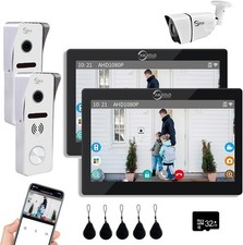 WiredVideo Doorbell Apartment Intercom7 inch Touch Monitor System1080P HD Camera