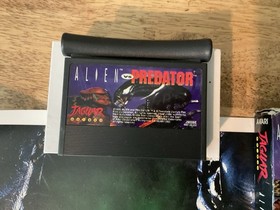 Atari Jaguar Alien vs Predator Game Cartridge CIB Box Manual Overlays Poster Vtg