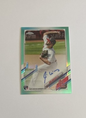 2021 Topps Chrome - Rookie Autographs Kodi Whitley #RA-KW Aqua Refractor /199...