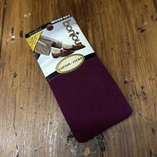 Vintage New Bonjour Trouser Sock Socks Spruce B336 Burgundy Legwear