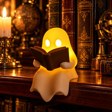 Light Up in the Dark Ghost Ornament Halloween CUTE GIFT Spooky DECOR Boo