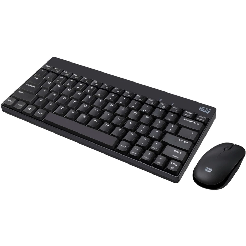 WKB-1100CB Natural Ergonomic Wireless Spill Resistant Mini Keyboard & Mouse C... - Image 3 of 4