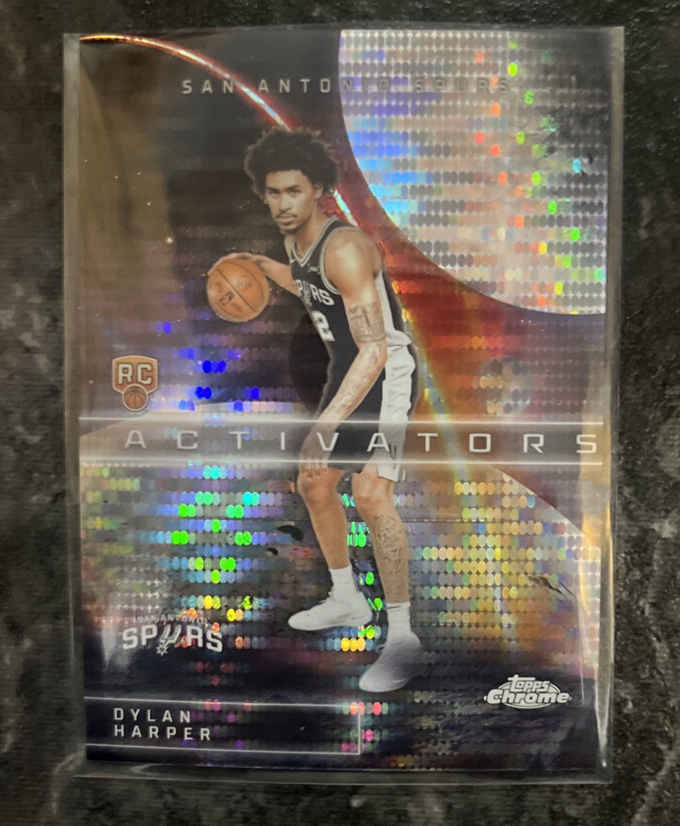 2025-26 Topps Chrome- Dylan Harper Activators RC #AC-12 Pulsar Refractor SSP