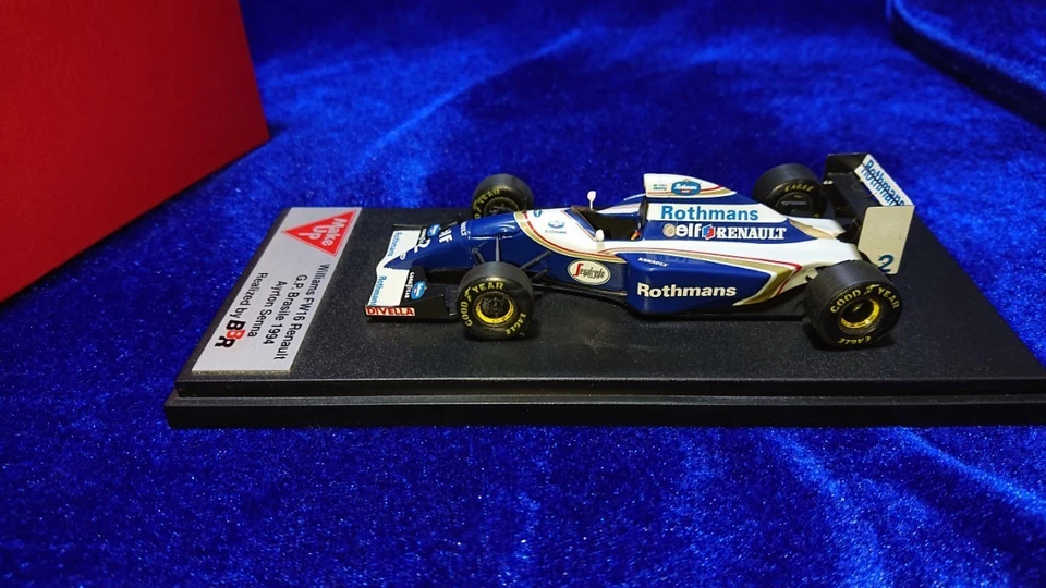 1/43 BBR MAKE UP Williams Renault FW16 Brasile GP 1994 Ayrton Senna Makeup Willi - Image 3 of 4