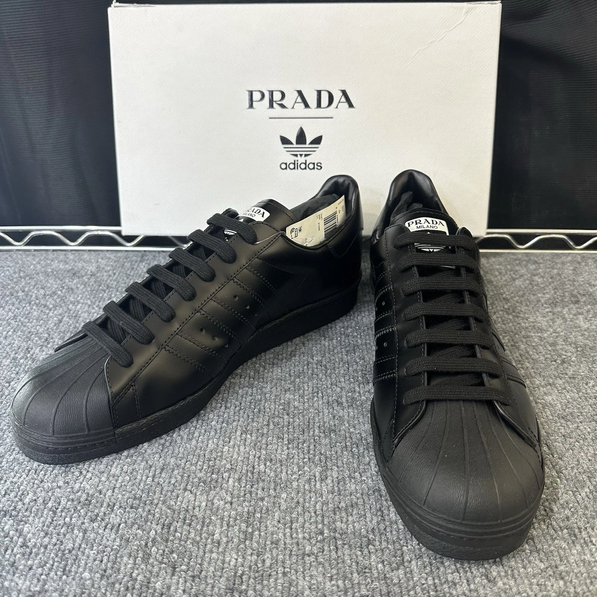 adidas Prada x Superstar Core Black | eBay