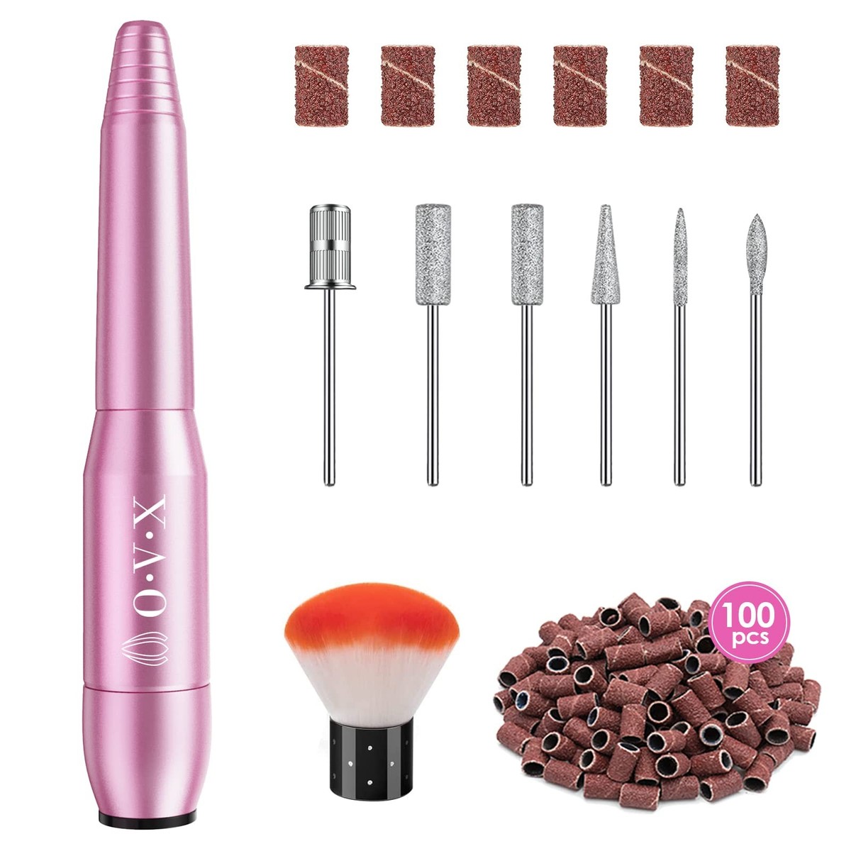 Portable Electric Nail Drill File Machine With Acrylic Nail Kit
