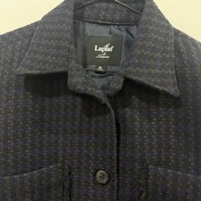 Lapiafra Tweed Jacket with Unique Cut  Weave