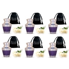 Purple Small Urns for Human Ashes/Mini Urn/Cremation Keepsakes for Ashes/Ash ...