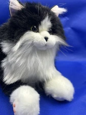 Chongker Realistic Cat Plush Toy Companion for Elderly