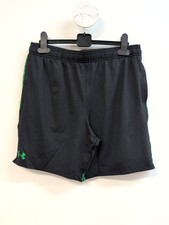 Under Armour UA Tech Vent Printed Moisture Wicking Boys Shorts YXL Black Green