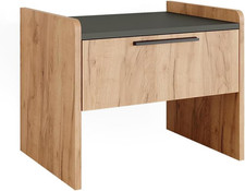 Panca Da Pranzo per La Sala Da Pranzo Roman, Quercia Dorata/Antracite, 53.5 X 41