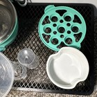 MyMini Electric Egg Cooker Green/Clear/White w/ Tray Lid Measuring Cup Poacher — photo 5