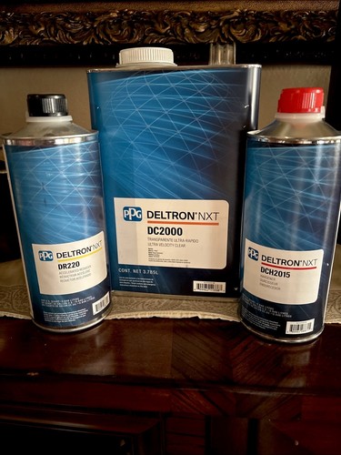 DC2000 Ppg Deltron 1 Gallon Clear, DCH2015 1 Qt, Dr220 1 Qt Kit, FREE SHIP - Picture 1 of 1