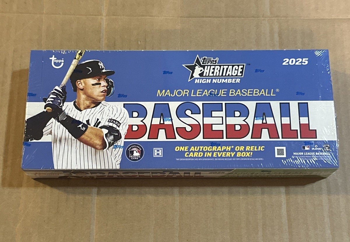 2025 Topps Heritage High Number Hobby Box Baseball In Hand | eBay