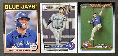 Daulton Varsho (3) Card Lot - Blue Jays
