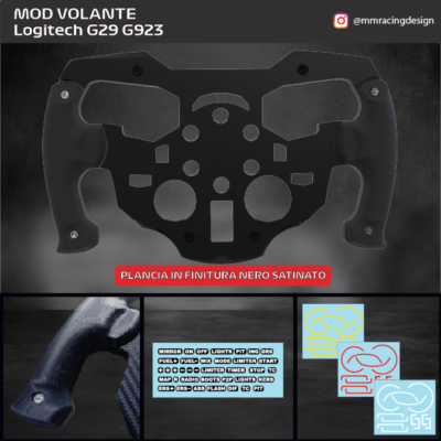 Corona Volante Mod. GTR Per Logitech G29/G923 - Personalizzalo Come - Foto 7