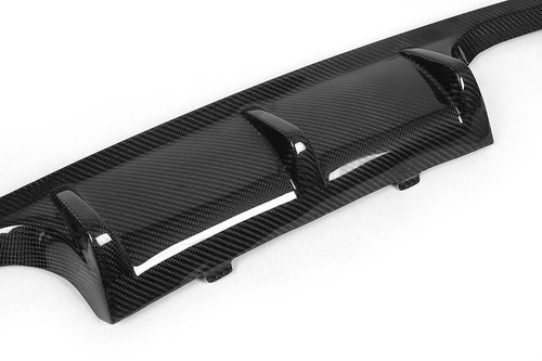 REAL CARBON Rear Bumper Diffuser Lip Spoiler Fit for BMW F80 M3 F82 F83 M4 14-19 - Picture 10 of 12