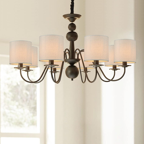 MEMO Clip-On Small Fabric Lamp Shades for Table Chandelier Wall Lamp,Set of 2,Sm - Picture 6 of 12
