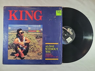 King   Alone Without You   12'' Vinyl   Synth-Pop   1986