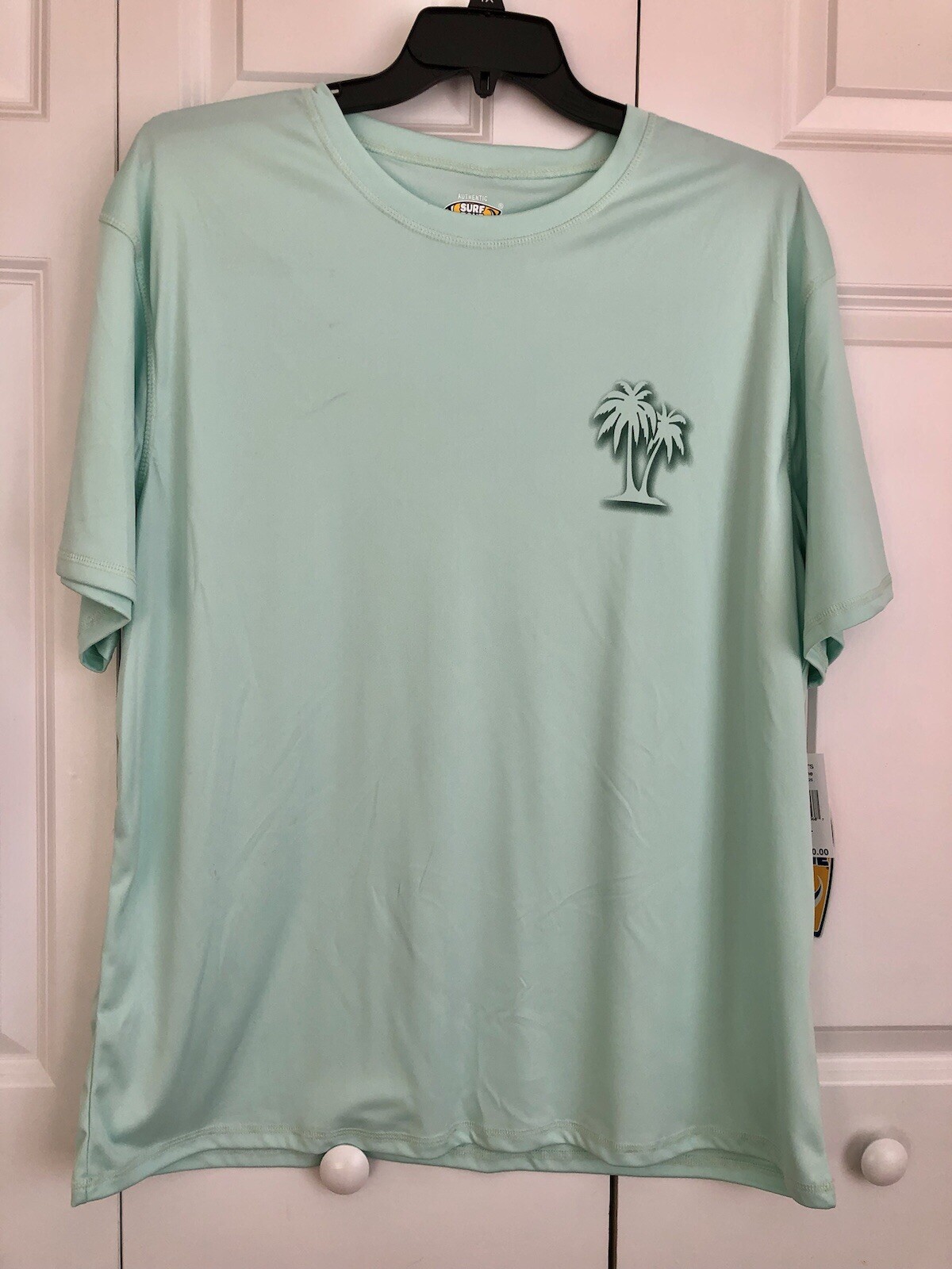 SURF ZONE MENS SURF & SWIM SHIRT SIZE XXL AQUA AUTHENTIC SWIMWEAR PS214