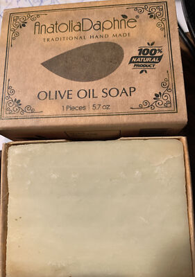 Anatolla Daphne Natural Handmade Olive Oil Soap 5.7 Oz