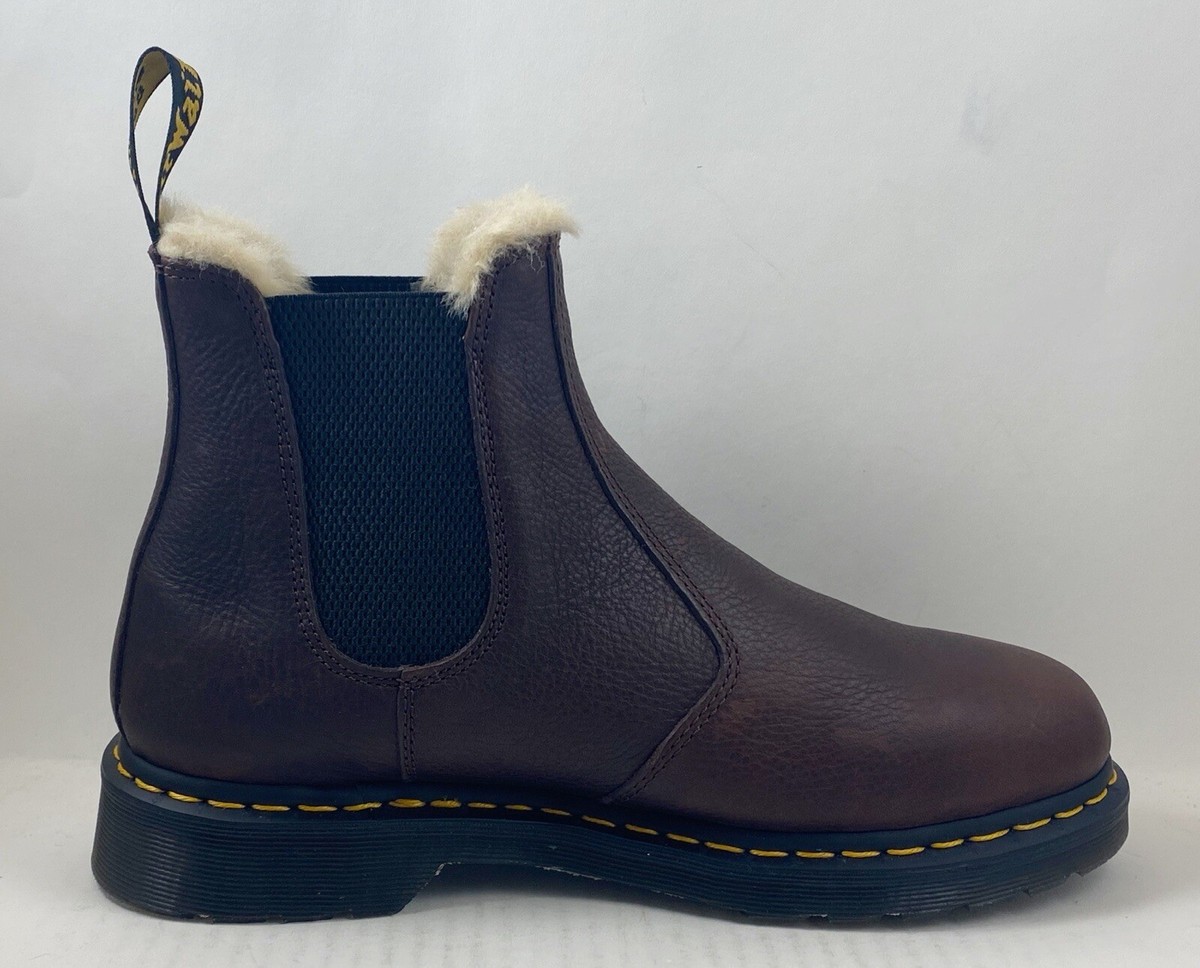 Chelsea Bottine Imitation Doc Bottes Chelsea Doublées De Fausse