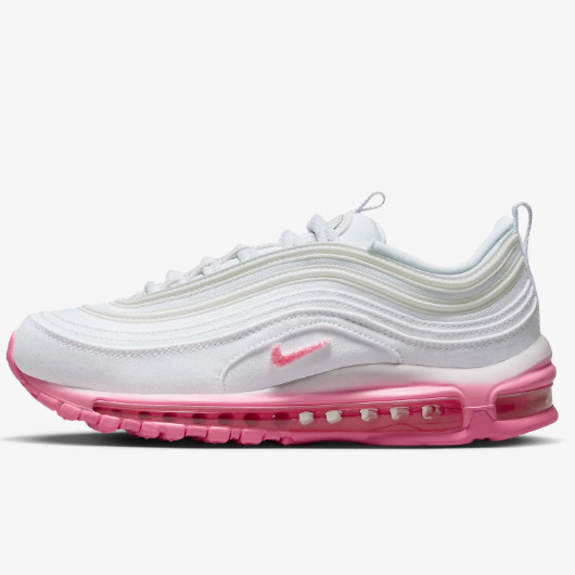 Кроссовки Nike Womens Air Max 97 SE из пенопласта белого/розового цвета (FJ4549-100) доставлены ускоренной доставкой