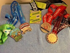 MARATHON RUNNING MEDAL LOT OF 5 LOT  15