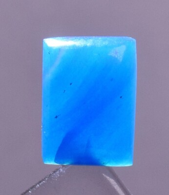 1cts GEM SILICA CHRYSOCOLLA CABOCHON LILY MINE PERU ROYAL BLUE COLOR  BB251