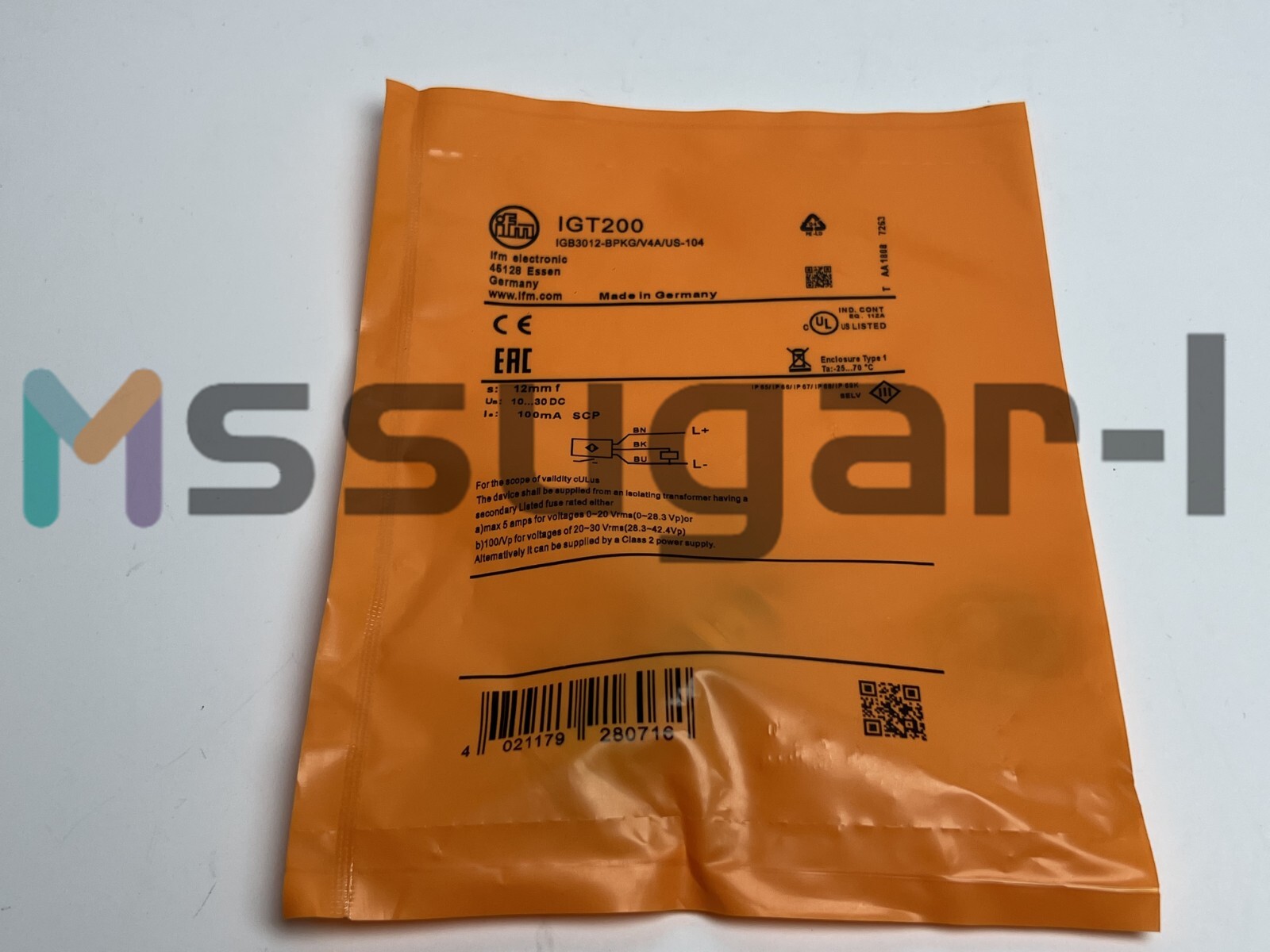 IGT200 1PCS Brand New IFM IGT200 Proximity Switch Sensor  Fast delivery #G