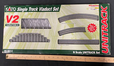 Kato Unitrack Single Track Viaduct Variation 2 N Scale Set New in Box NH