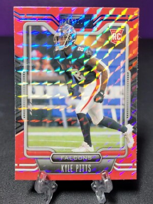 Kyle Pitts 2021 Panini Playbook Football Mosaic Rookie Card   Falcons Gem Holo