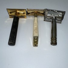 2 Vintage Razors - Gillette Regus Made In USA ,Ever Ready ,Gem Razor