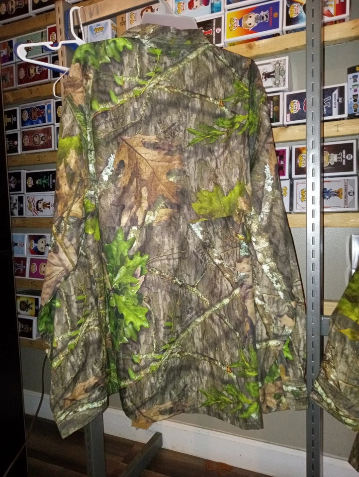 MOSSY OAK Obsession Men's 2XL Turkey Hunting Camo Button Shirt Vented L/S #120 - Image 4 of 4