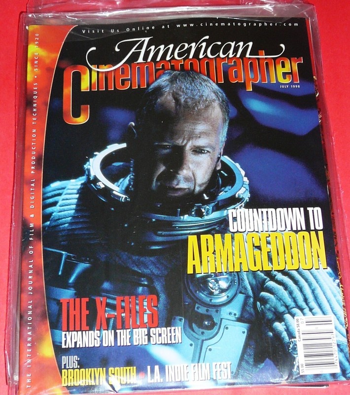 American Cinematographer Magazine July 1998 XFiles Armageddon + more