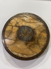 DISCUS Antique Track and Field Wood and Metal Throwing Disc Wooden 2 lb 5 oz