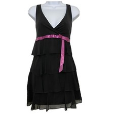 vintage 90s y2k tiered ruffle dress size 4