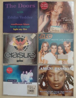 12 Maxi CD Konvolut 90er The Doors, Eifel 65, Amen!, Erasure, ATC, Shania Twain