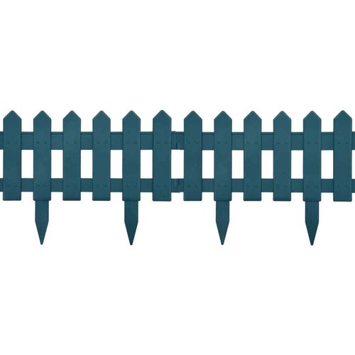 NNEVL Lawn Edgings 25 pcs Green 10 m PP - Bild 4 von 7