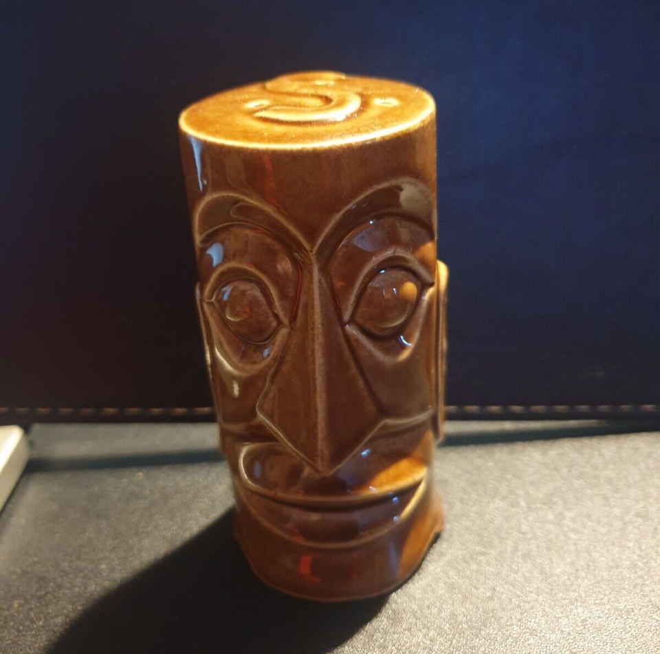 Vintage MCM Otagiri Brown Tiki NYC Hawaii Kai Restaurant Salt and